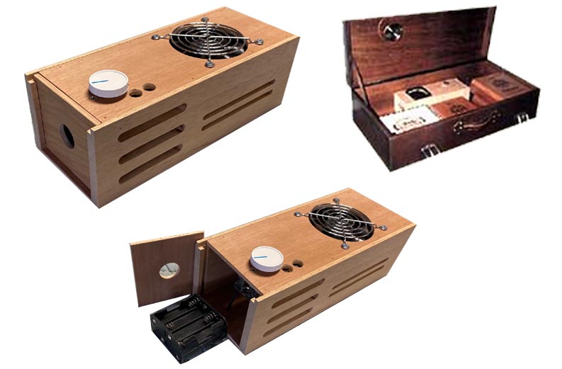 custom made wood cigar humidors