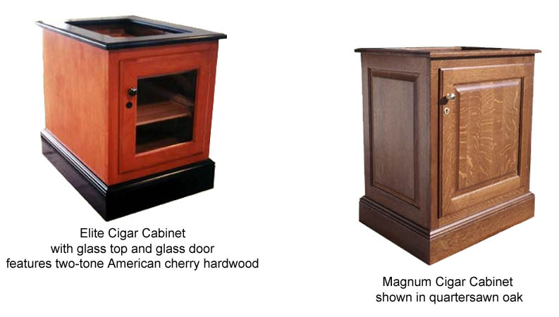 custom wood cigar cabinet image