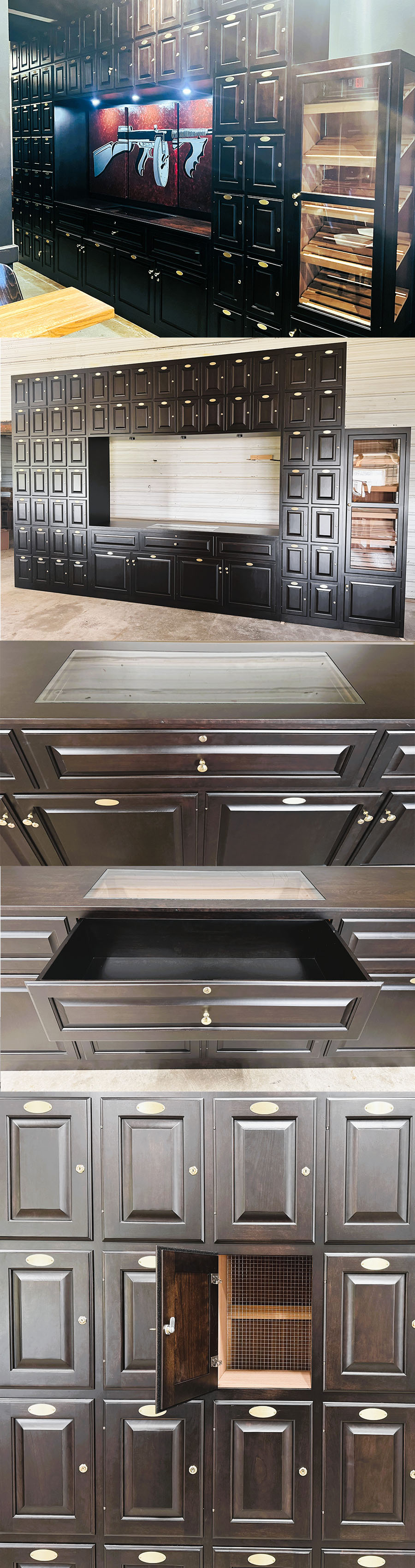 custom made wood cigar humidors