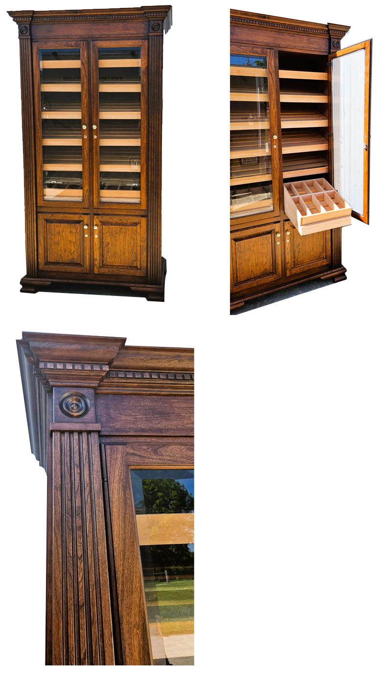 custom made cigar cabinet