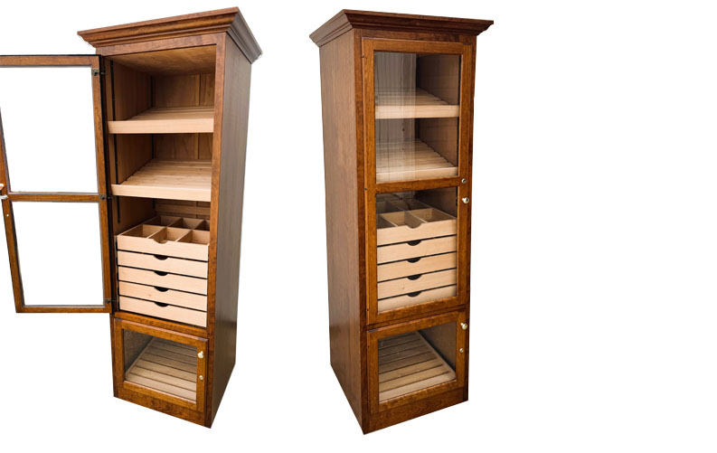 custom made wood cigar humidors